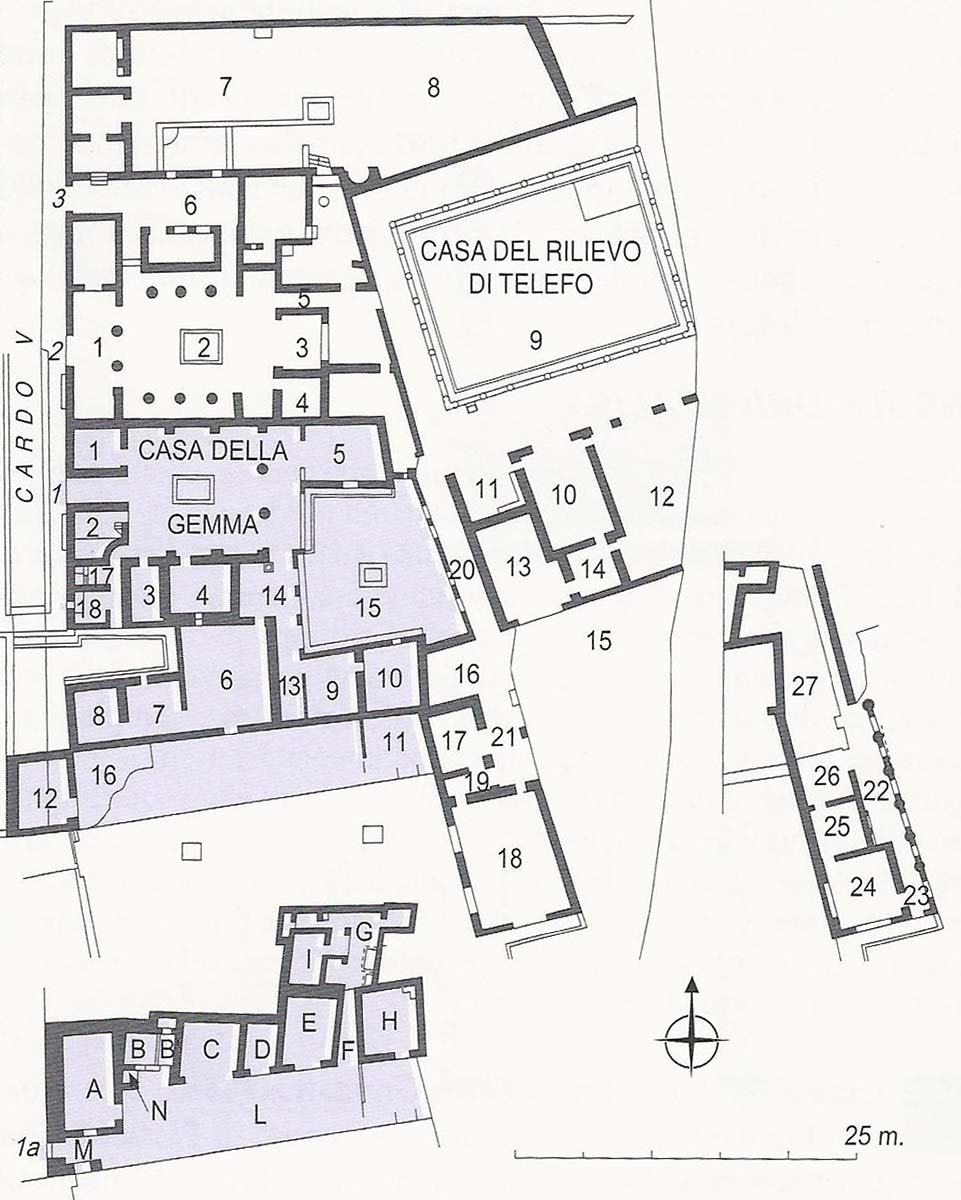 Herculaneum Insula Orientalis I Plan